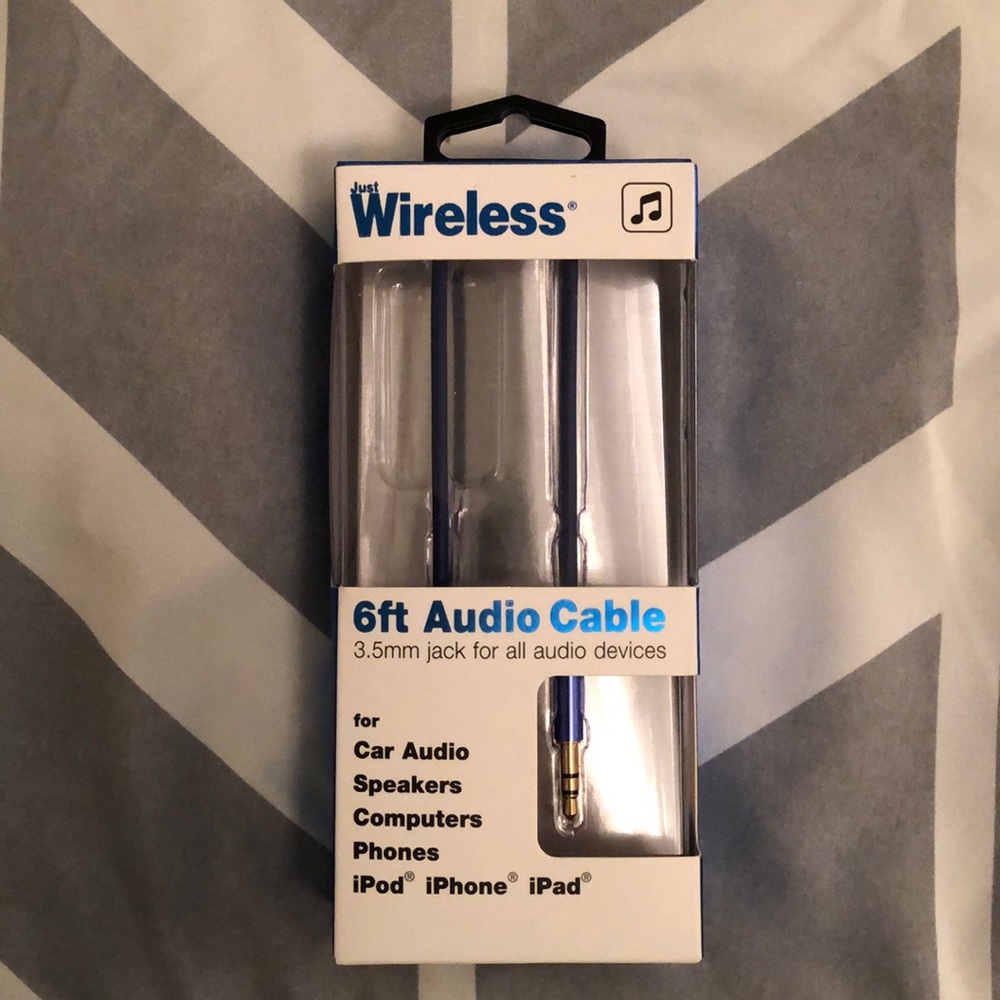 Just Wireless 6ft Audio Cable